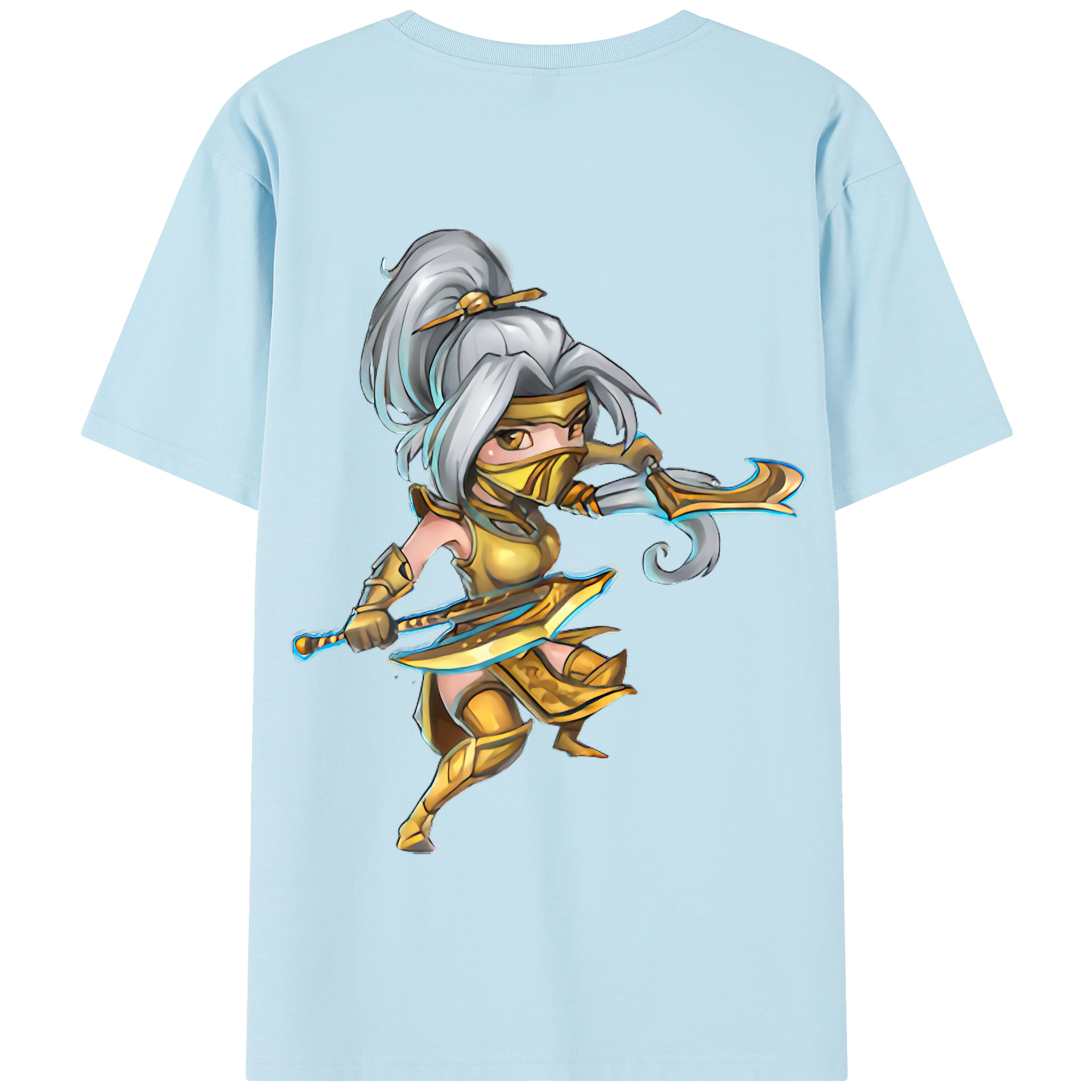 リーグ・オブ・レジェンド League of Legends LOL 綿100％半袖Tシャツ（背面プリント）